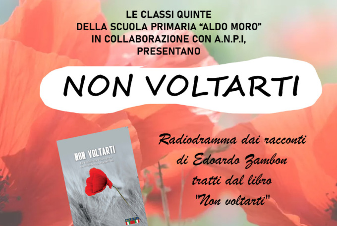 I ragazzi delle elementari interpretano un radiodramma